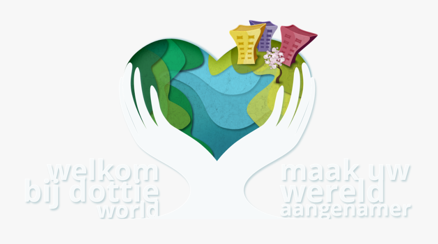 Heart - Shaped - Earth - Illustration, Transparent Clipart