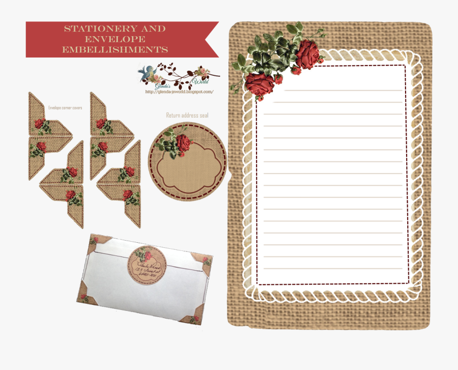 Clip Art Pin By Sue Robnett - Modelo De Papel Para Escrever Receita, Transparent Clipart