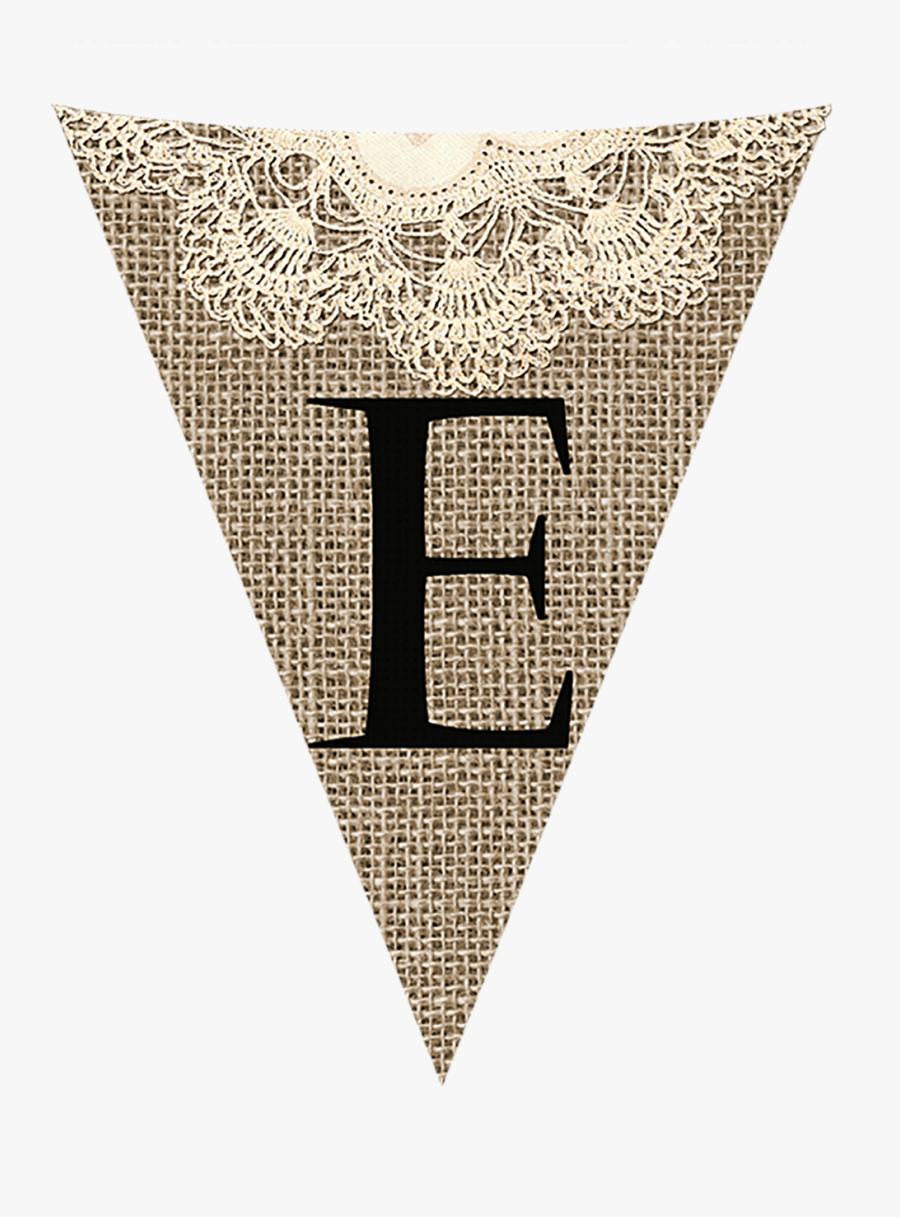 Burlap Wedding Coffee & Beverage Banners Example Image - Emblem, Transparent Clipart