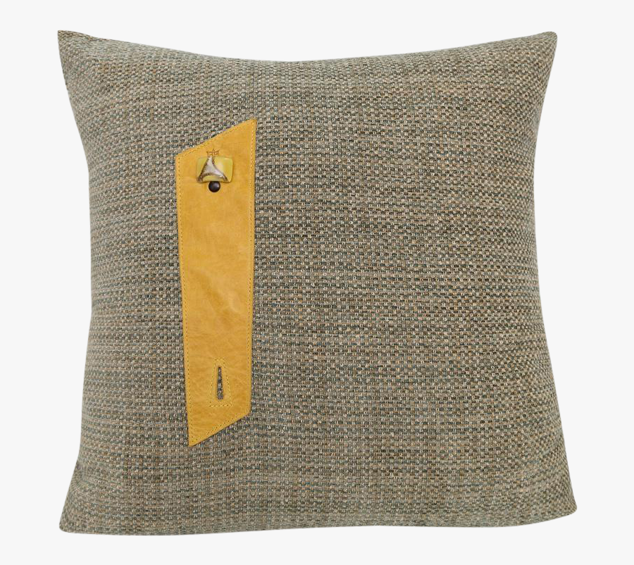 Clip Art Gray Burlap - Cushion, Transparent Clipart