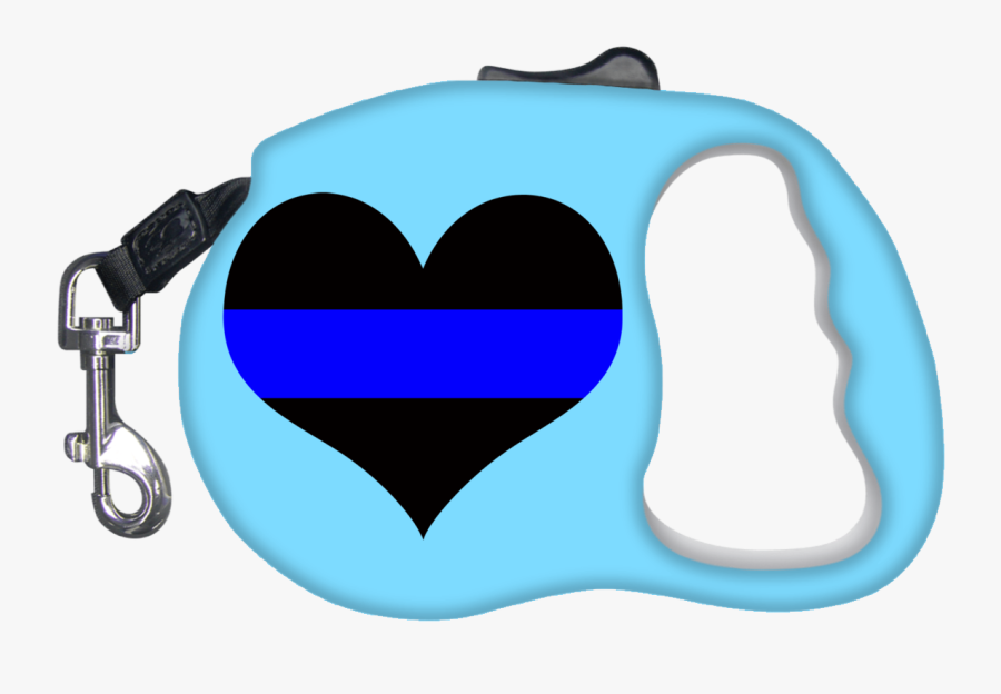 Thin Blue Line Heart Dog Leash Clipart , Png Download - Dog Lead Mock Up, Transparent Clipart