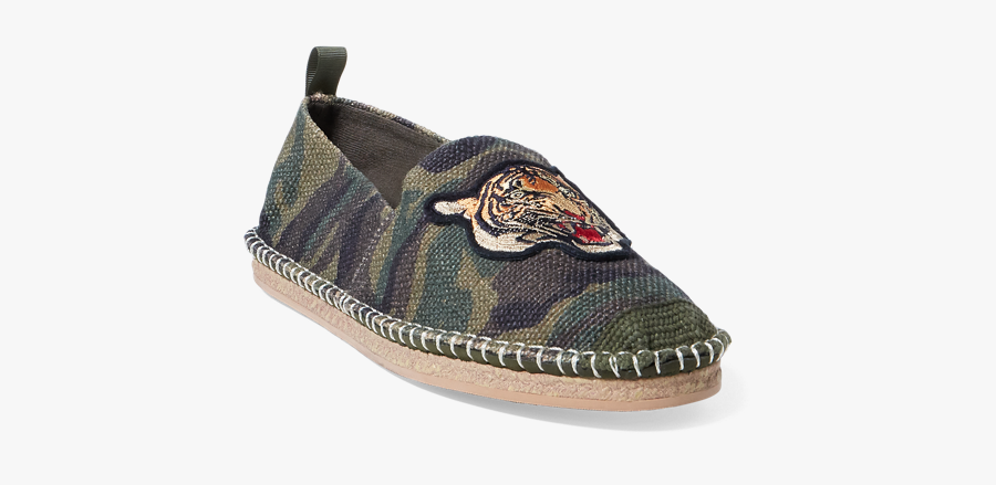 Clip Art Barron Camo Espadrille Produtimage - Slip-on Shoe, Transparent Clipart