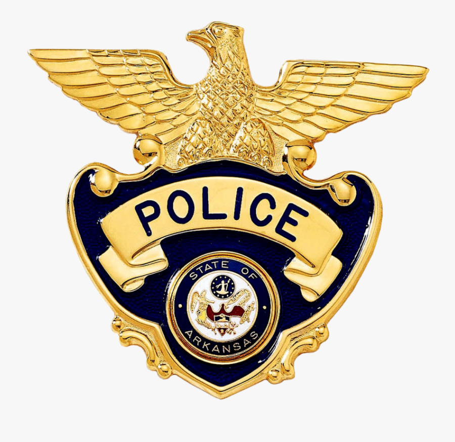 Cap Badge With Eagle Atop A Shield - Emblem, Transparent Clipart