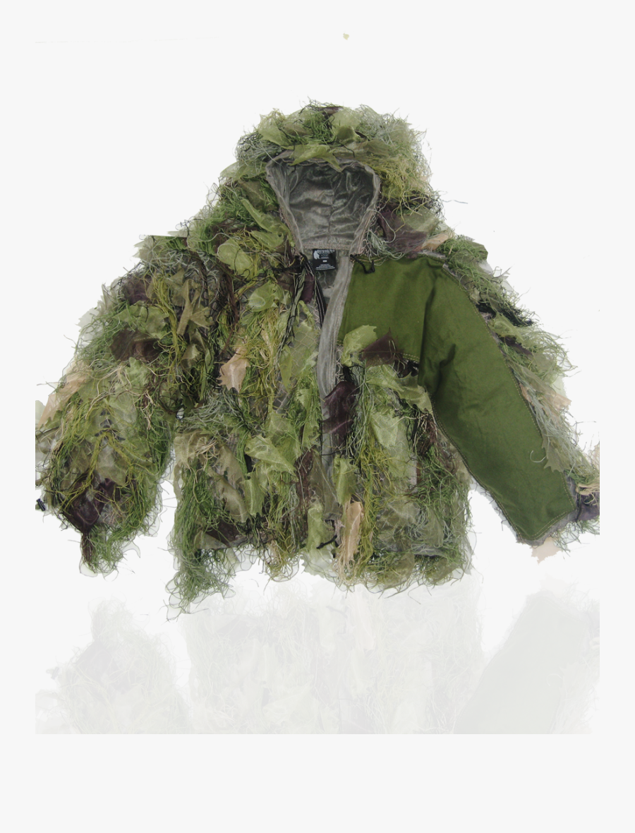 Marc Anthony"s Green Bow Hunter Jacket - Bow Hunting Ghillie Suit, Transparent Clipart