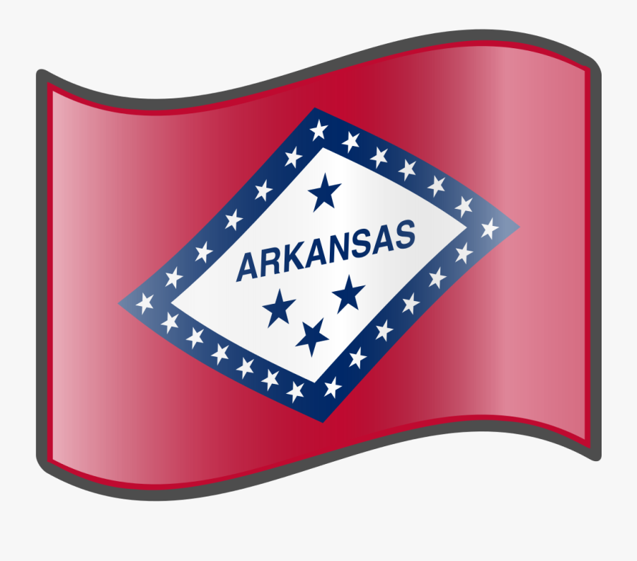 Nuvola Arkansas Flag - Arkansas A State, Transparent Clipart