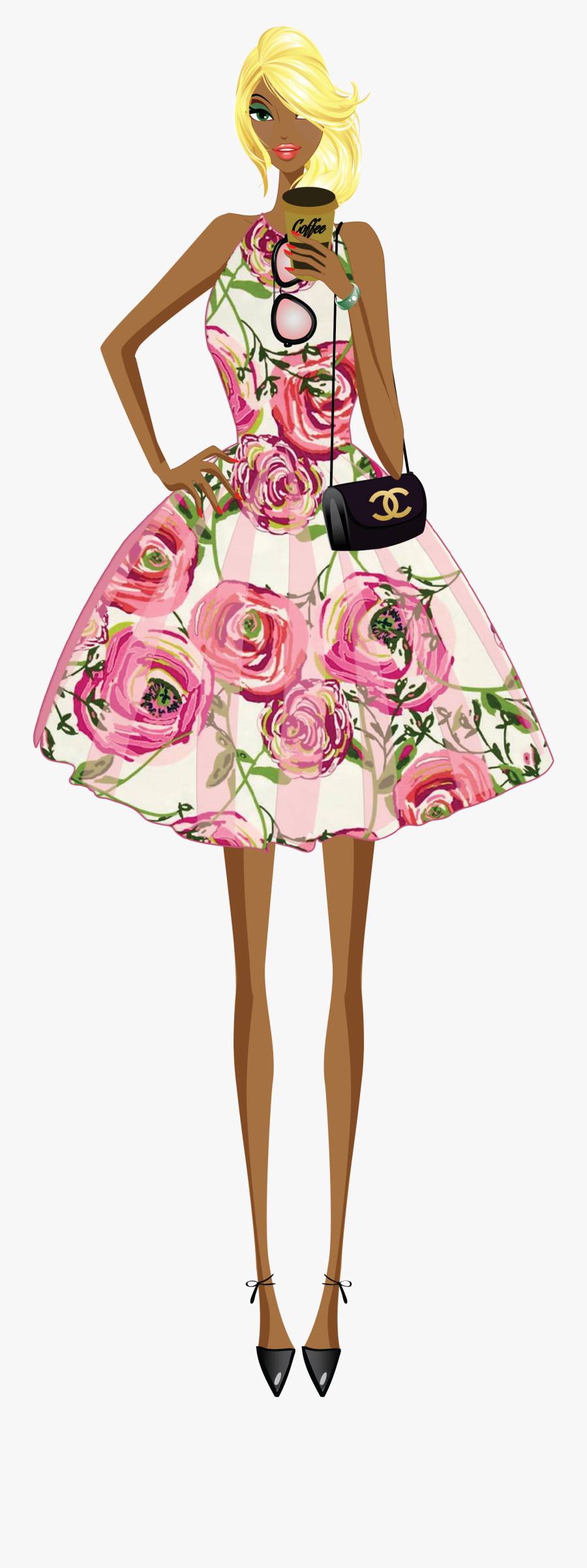 Fashion Clipart, Transparent Clipart