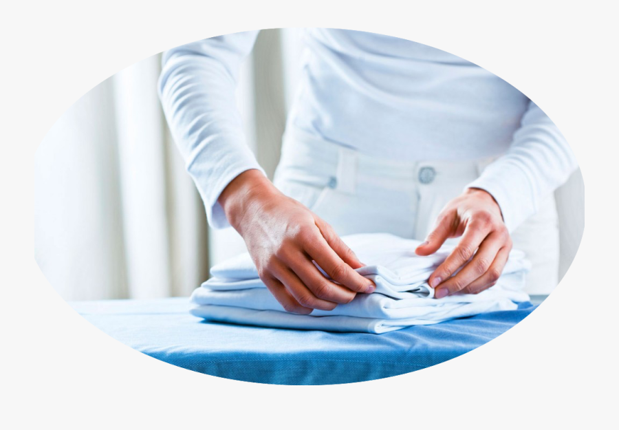 Transparent Folded Clothes Png - Laundry & Iron Work, Transparent Clipart