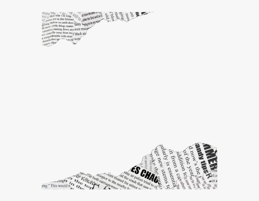 #paper #newspaper #article #piece #cool #cherryatelier - Sketch, Transparent Clipart