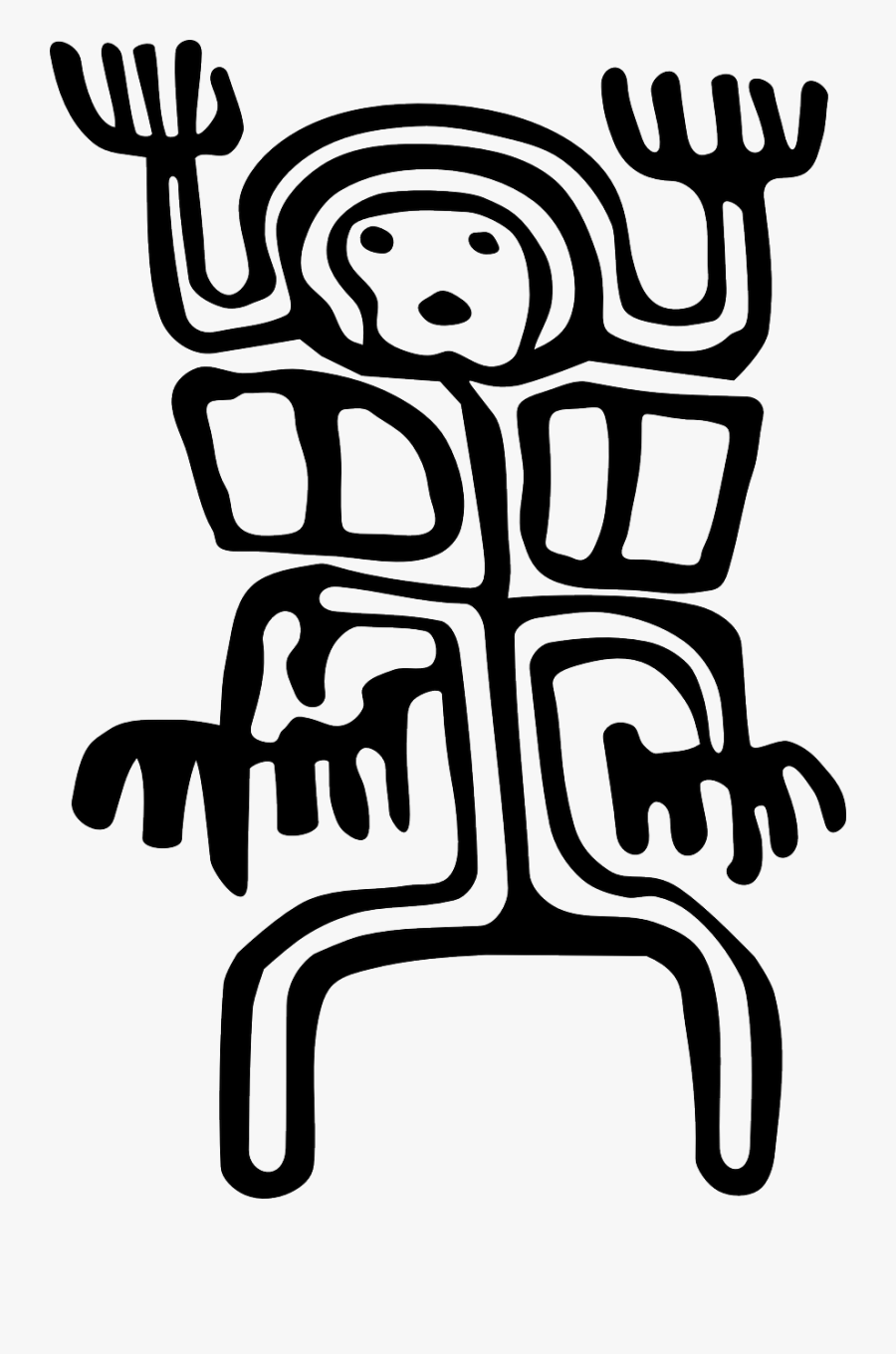 Human Behavior,area,monochrome Photography - Pinturas Rupestres Para Dibujar, Transparent Clipart