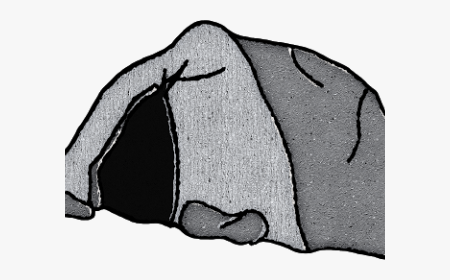 Cave Clipart Cave Drawing - Illustration, Transparent Clipart