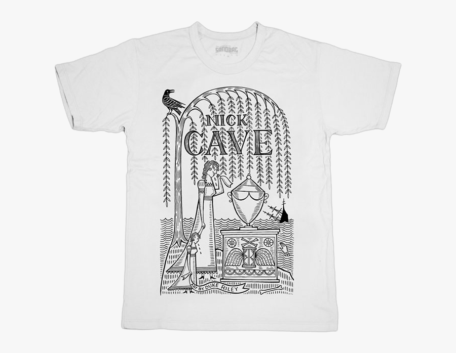 Nick Cave Lyrics T Shirt Clothing Nick Cave Official - Tee Shirt Nick Cave, Transparent Clipart