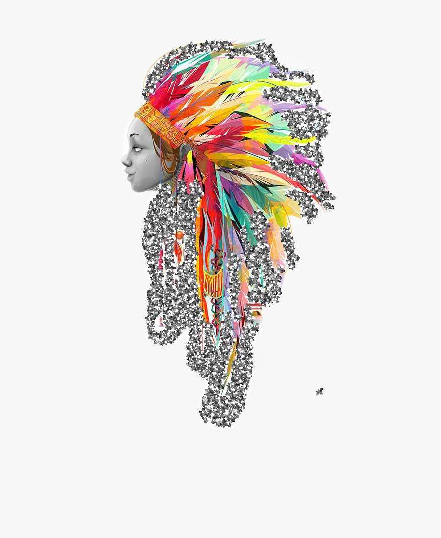 Transparent Tribal Feather Png - Indio Papel De Parede, Transparent Clipart