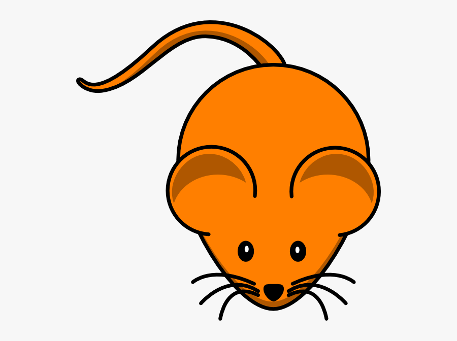 Transparent Mouse - Orange Mouse Clipart, Transparent Clipart