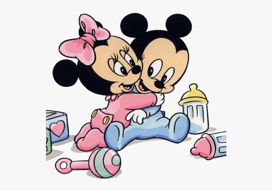 Disney Babys, Cute Disney, Mickey Minnie Mouse, Disney - Mickey Mouse And Minnie Mouse Drawing, Transparent Clipart
