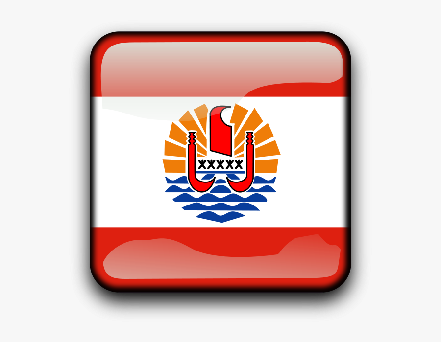 Free Clipart - French Polynesia Flag, Transparent Clipart