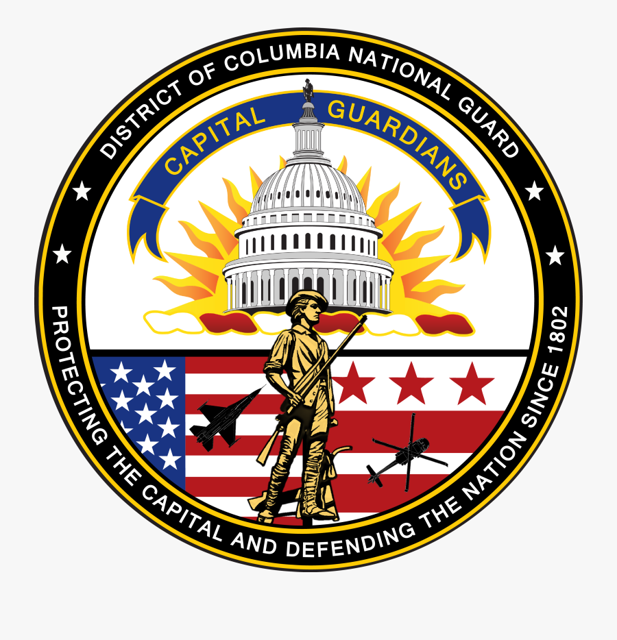 Dcng Seal - Dc National Guard Symbol, Transparent Clipart