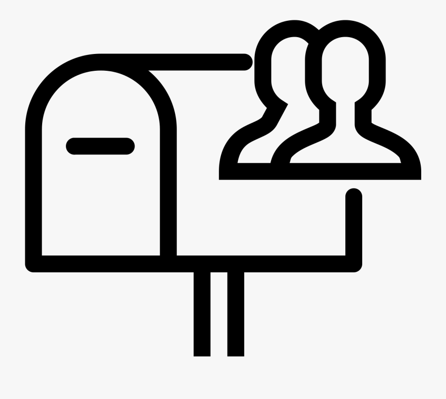 Transparent Mail Box Png - Transparent Background Mailbox Icon, Transparent Clipart