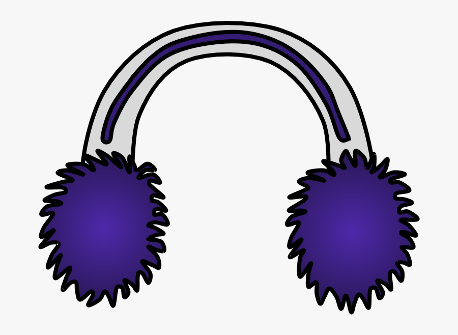 Earmuffs, Purple, Transparent Clipart