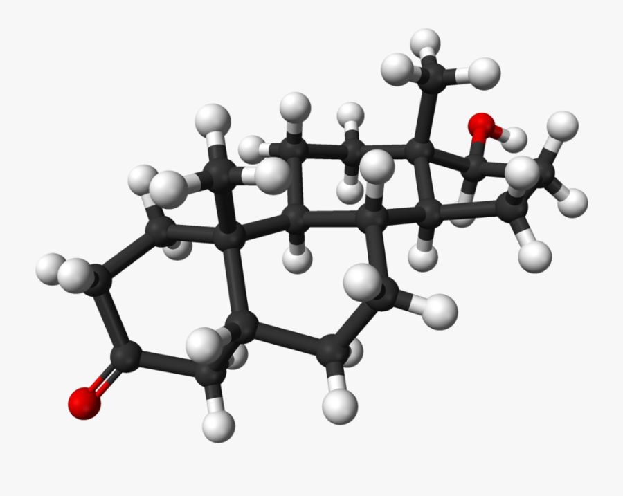5α Dihydrotestosterone 3d, Transparent Clipart