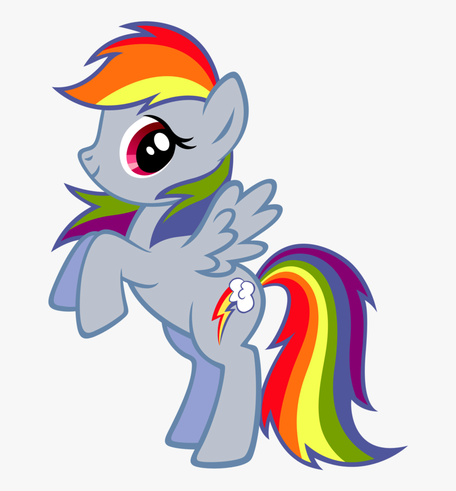 My Little Pony Characters Rainbow Dash, Transparent Clipart
