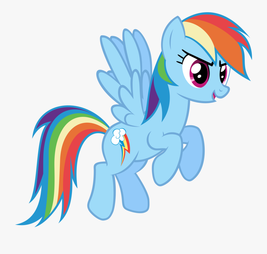 Rainbow Dash - My Little Pony Characters Blue, Transparent Clipart
