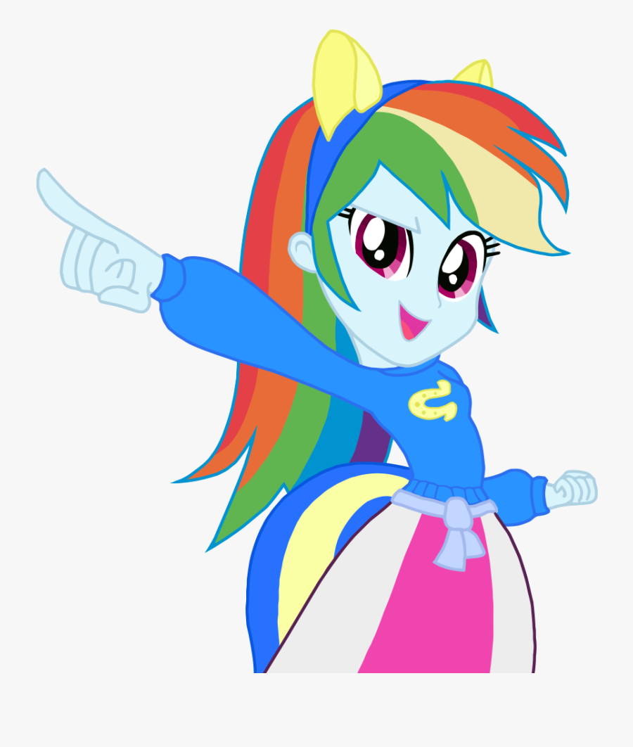 Rainbow Dash Canterlot High, Transparent Clipart
