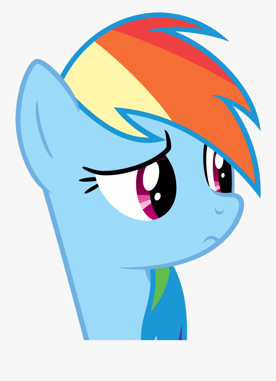 Banner Free Download Rainbow Dash Worried Animation - Apple Jack & Rainbow Dash, Transparent Clipart