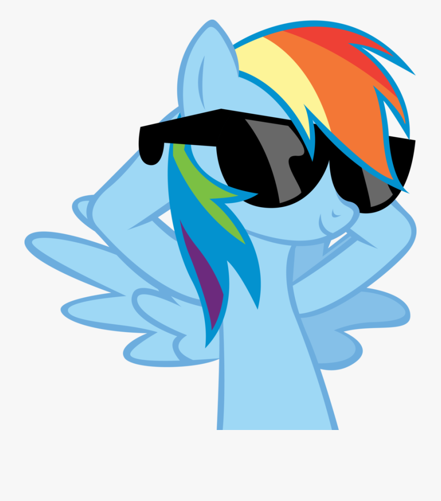 Party Hat Clipart Transparent Background - My Little Pony Rainbow Dash Swag, Transparent Clipart