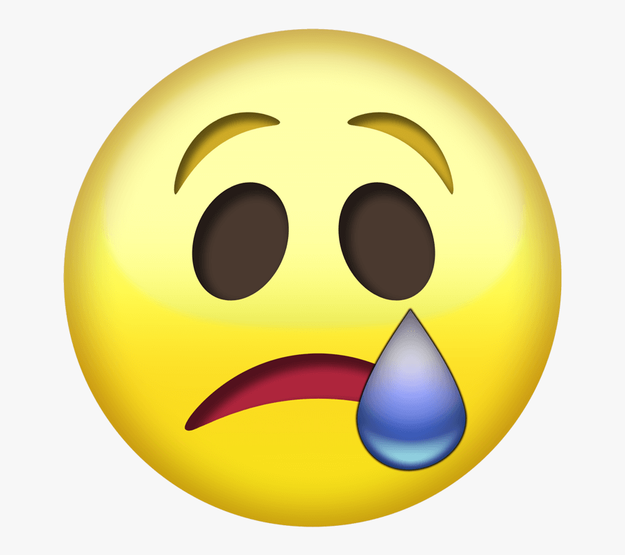 Sad Clipart Transparent Background - Emotional Intelligence Emojis, Transparent Clipart