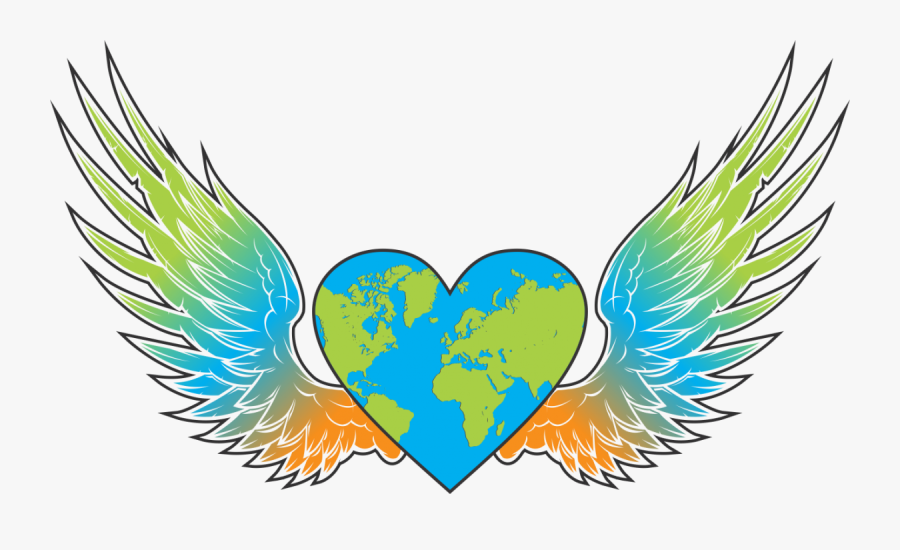 The Grinch Heart Clipart - Eagle Wings Tattoo Design, Transparent Clipart
