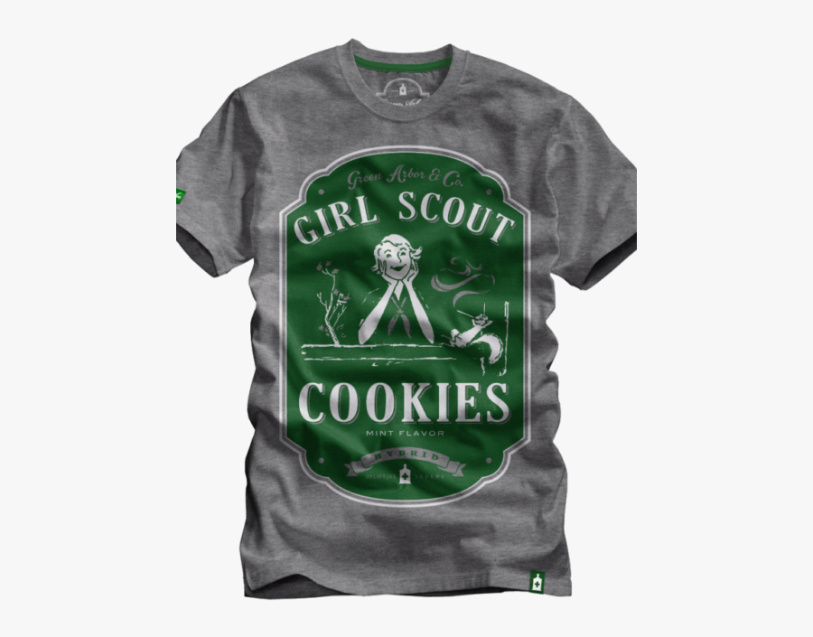 Girl Scout Cookies Stash Pocket T-shirt Cannabis - T-shirt, Transparent Clipart