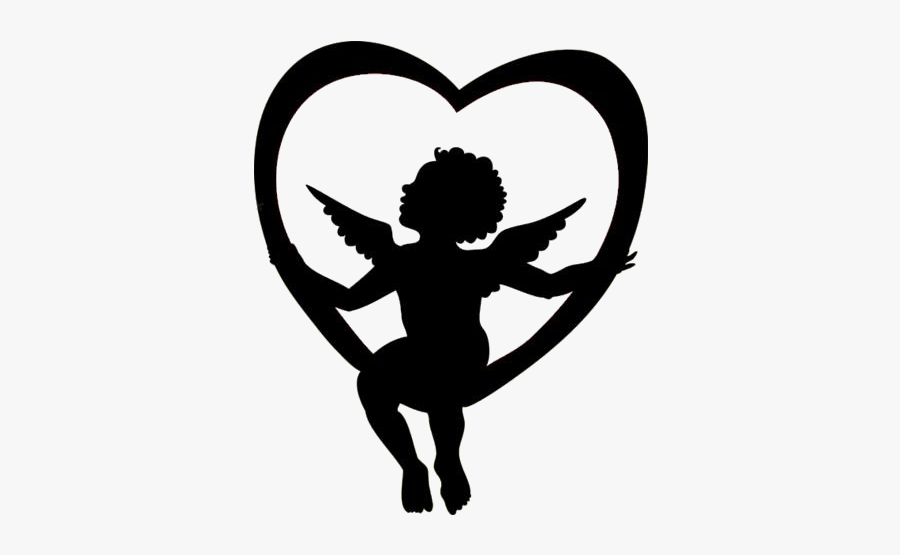 Transparent Cupid Heart Clipart, Cupid Heart Png Image - Valentines Day Cupid Clip Art, Transparent Clipart