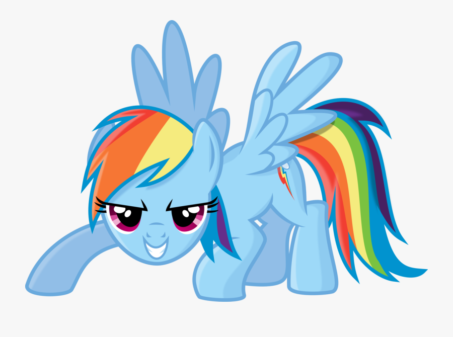 Png Free Library Artist Blueblitzie Determined - Awesome Rainbow Dash, Transparent Clipart