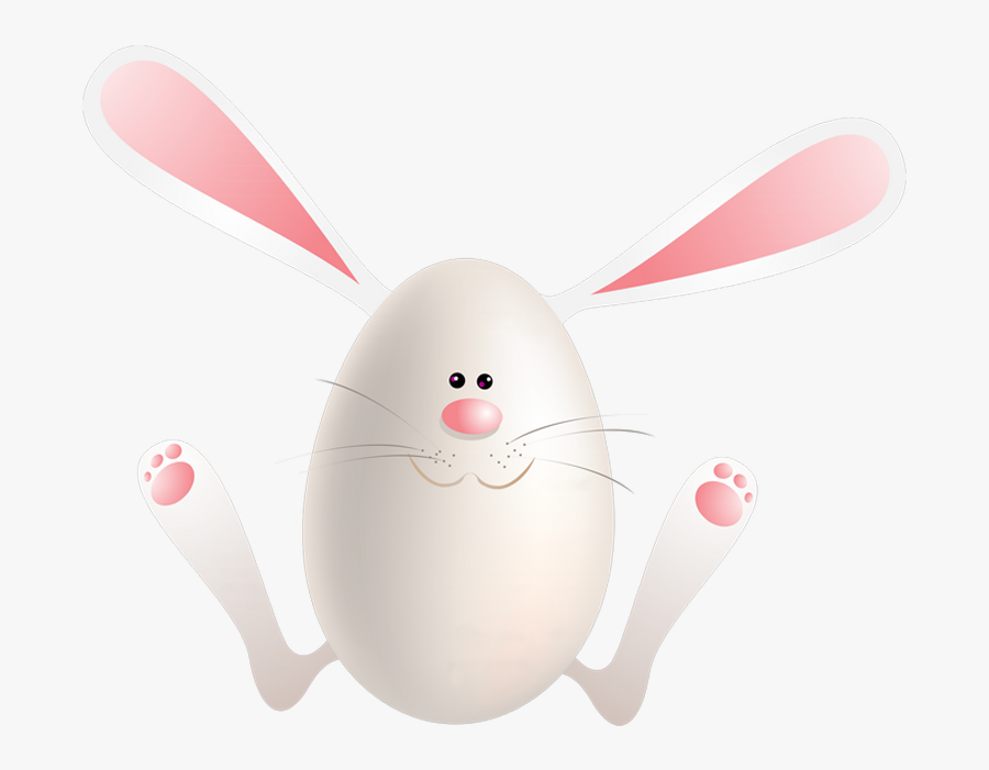 Cute Picture Easter Whiskers Nose Rabbit Egg Clipart - Domestic Rabbit, Transparent Clipart