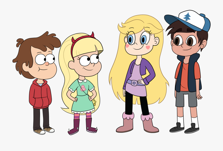 Transparent Exchange Clipart - Gravity Falls X Star Vs The Forces, Transparent Clipart