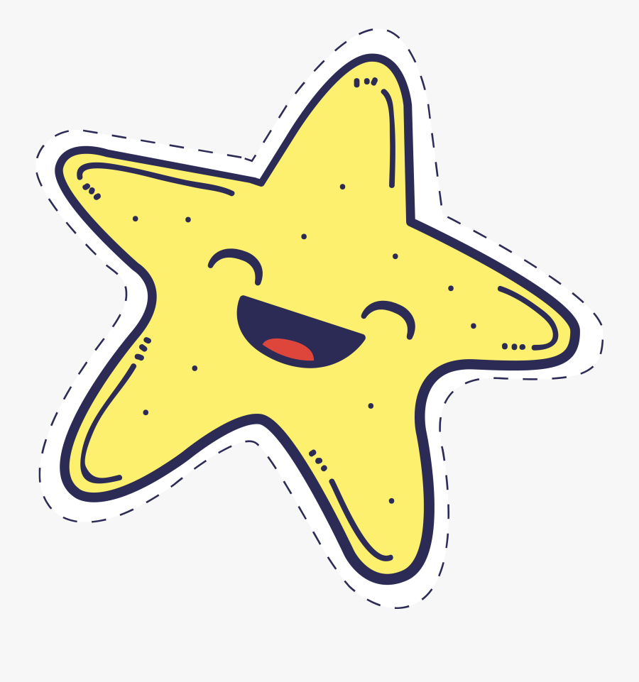 Starfish Cartoon Clip Art - Cool Starfish Cartoon, Transparent Clipart