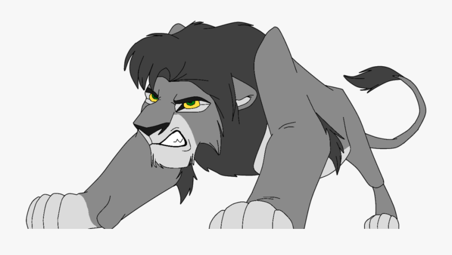 Lion King Scar] Png Image - Lion King Grey Lion, Transparent Clipart