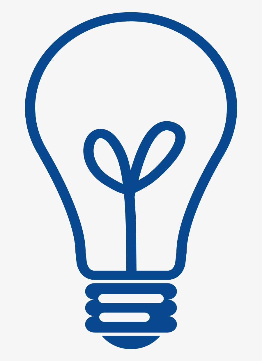 Star - Clipart - The - Write - Student - Light Bulb - Blue Light Bulb Logo, Transparent Clipart