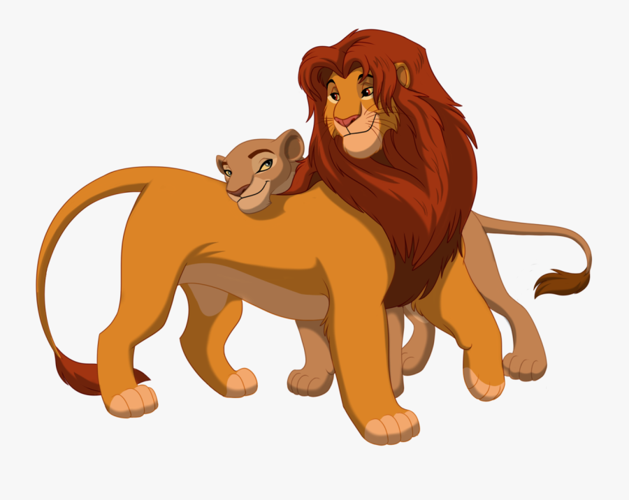 Lion King And Nala Png, Transparent Clipart