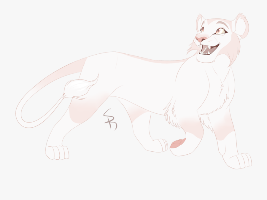 Lion King White Lioness, Transparent Clipart