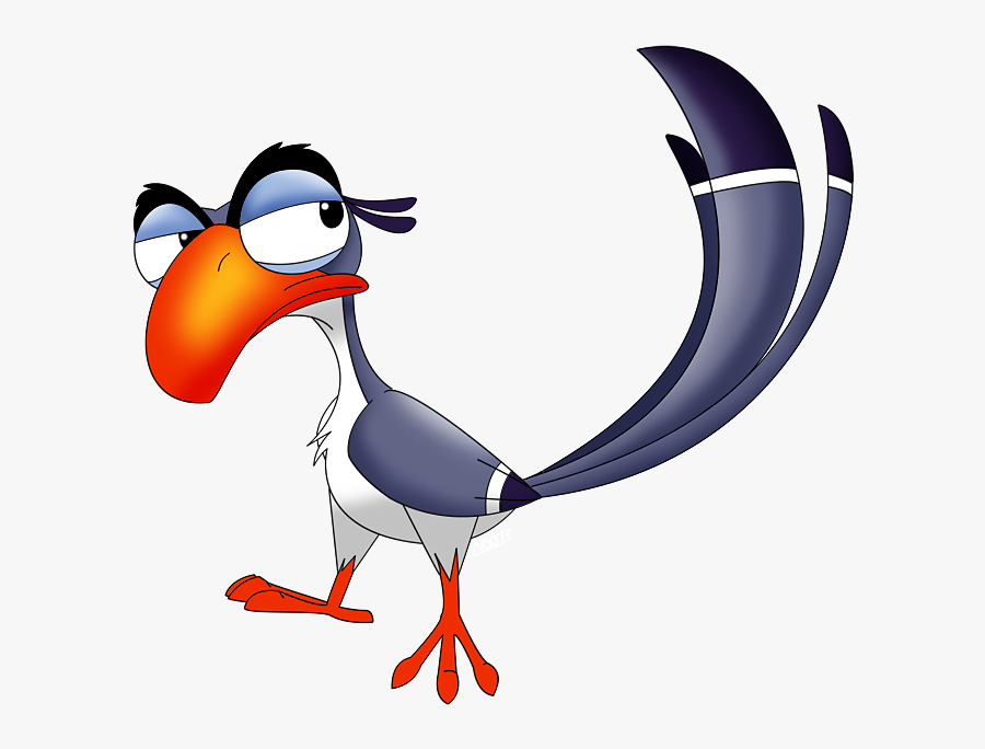 Zazu Lion King Drawing, Transparent Clipart