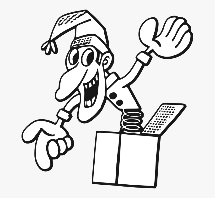 Jack In The Box Jack In The Box Computer Icons Jack - Jack Clipart Black And White, Transparent Clipart