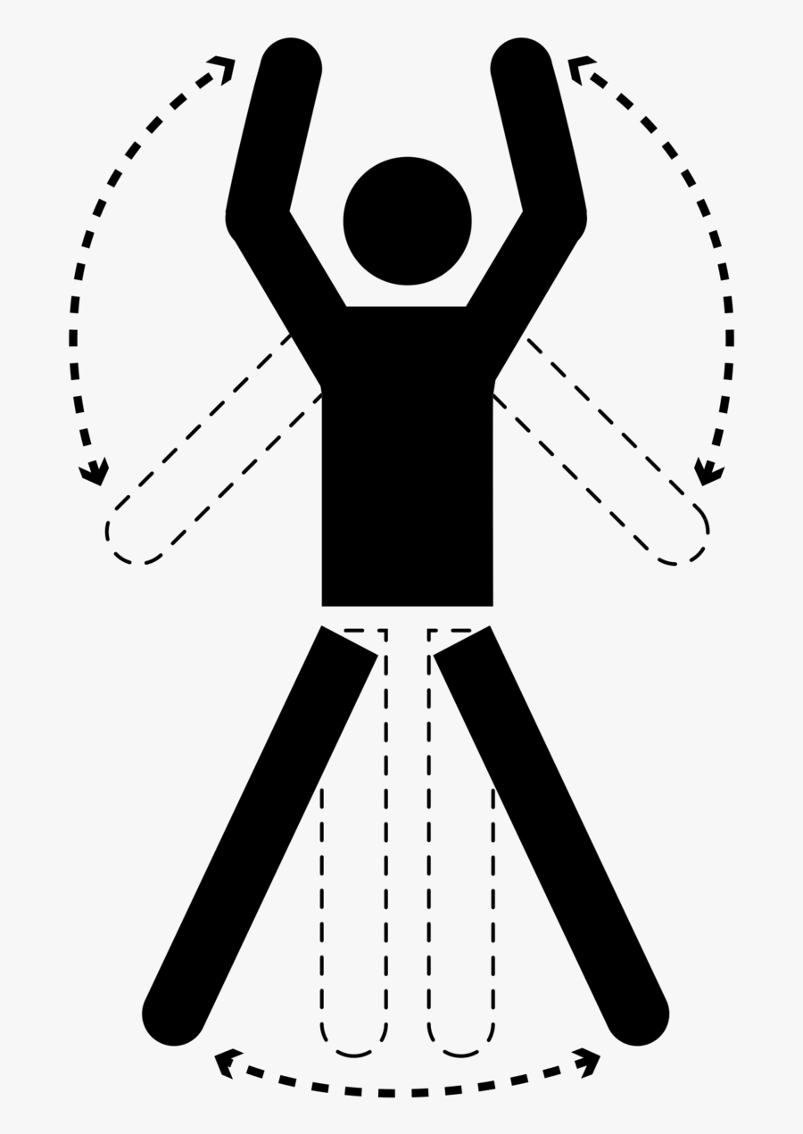 Clipart Exercise Jumping Jack - Physical Stress Icon , Free Transparent