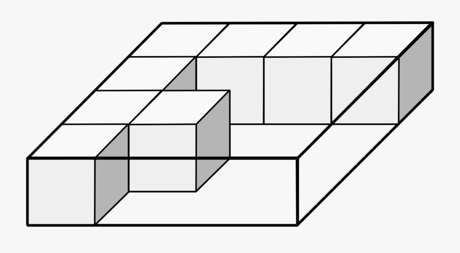 Surface Area Rectangle Prism Cc0 - Rubik Kocka Kirakása Kezdőknek, Transparent Clipart