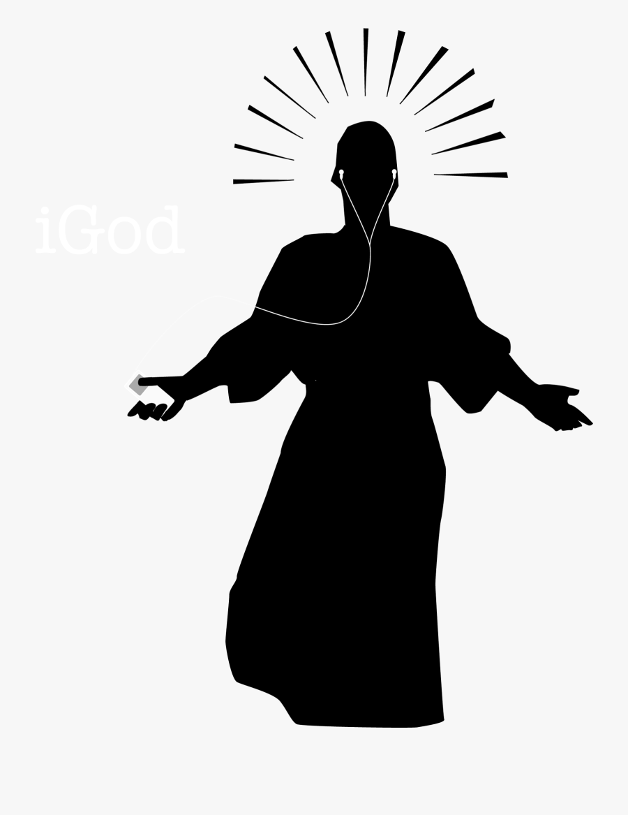 Silhouette Resurrection Of Jesus Christianity Icon - Transparent God Icon Png, Transparent Clipart