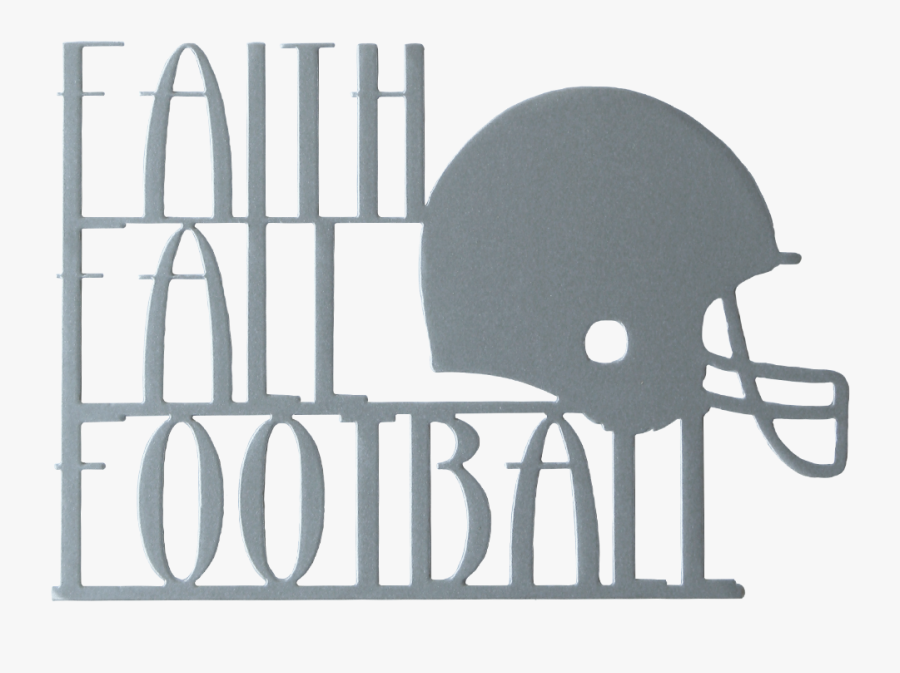 Faith Fall And Football Football Wreath Fall Wreath - Illustration, Transparent Clipart