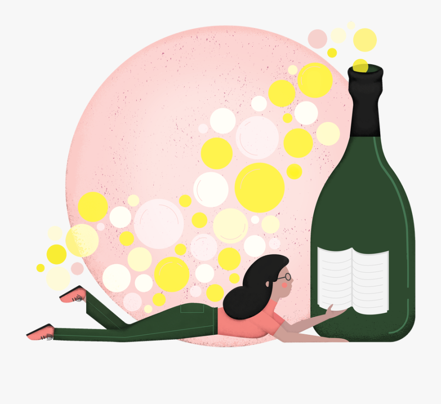 Glass Bottle Clipart , Png Download - Champagne, Transparent Clipart