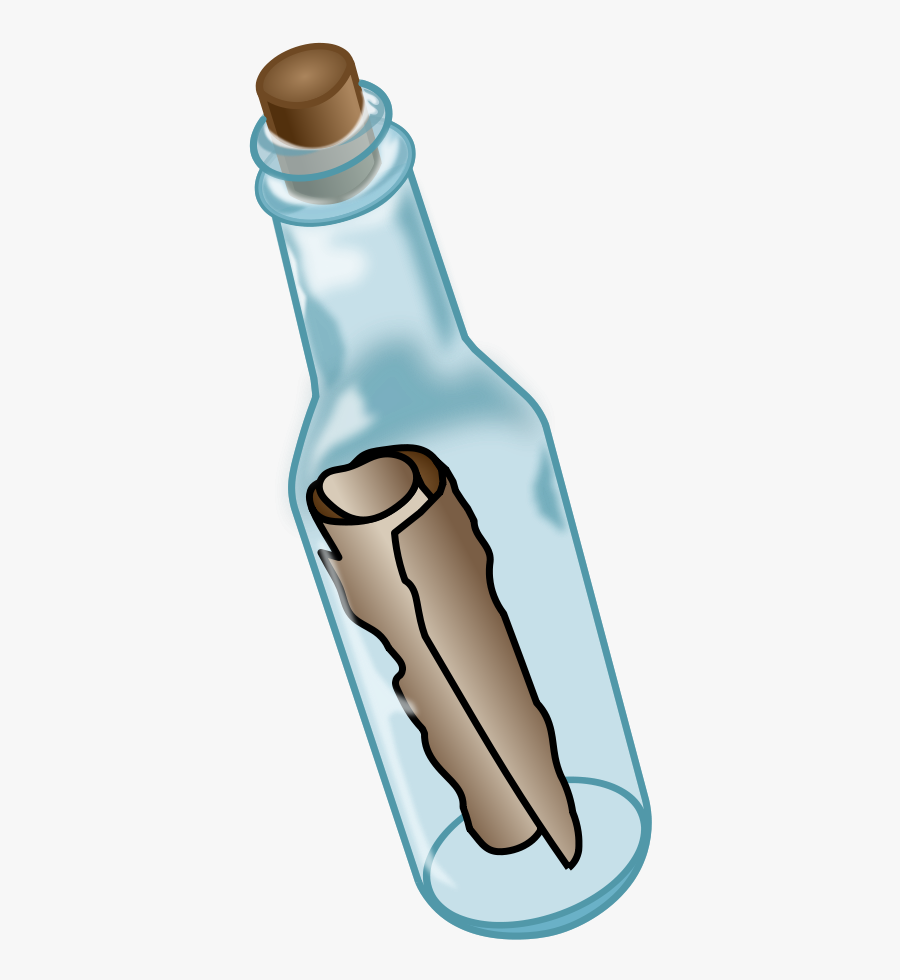 Message - Clipart - Message In A Bottle Png, Transparent Clipart