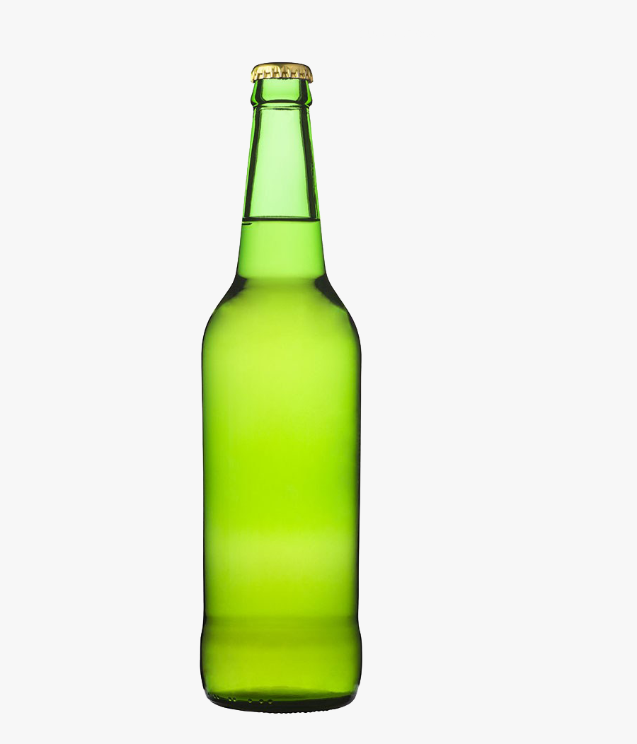 Glass Beer Green Bottle Free Hq Image Clipart - Beer Green Bottle Png, Transparent Clipart