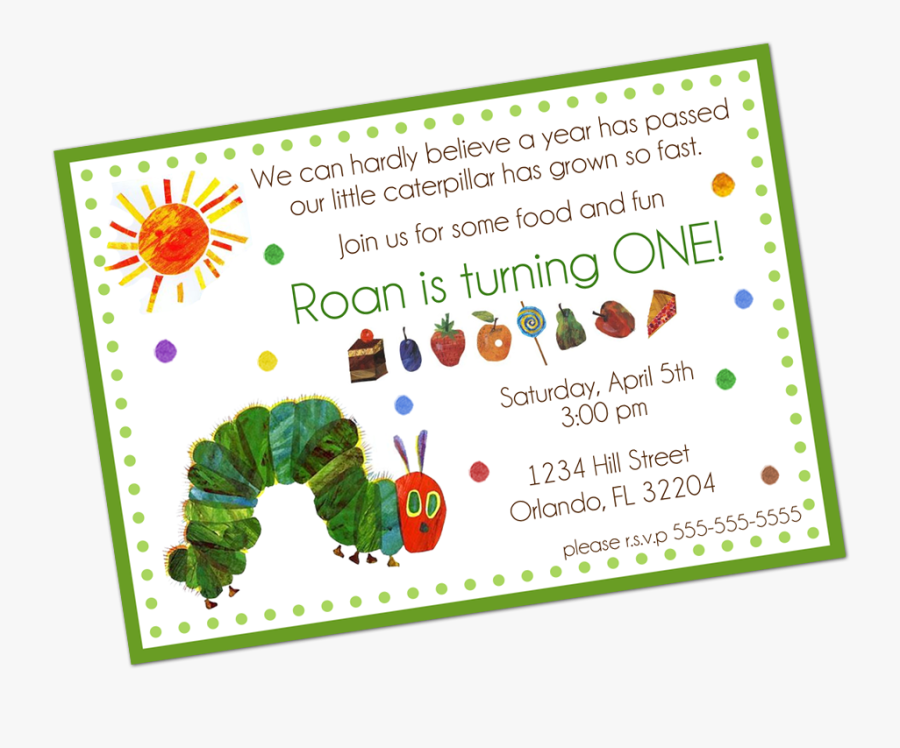 Very Hungry Caterpillar, Transparent Clipart